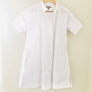 Banana Republic White Rhyah Poplin Mini Dress Size Small